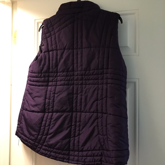 FADED GLORY plum puffer vest size 1X - Picture 4 of 4